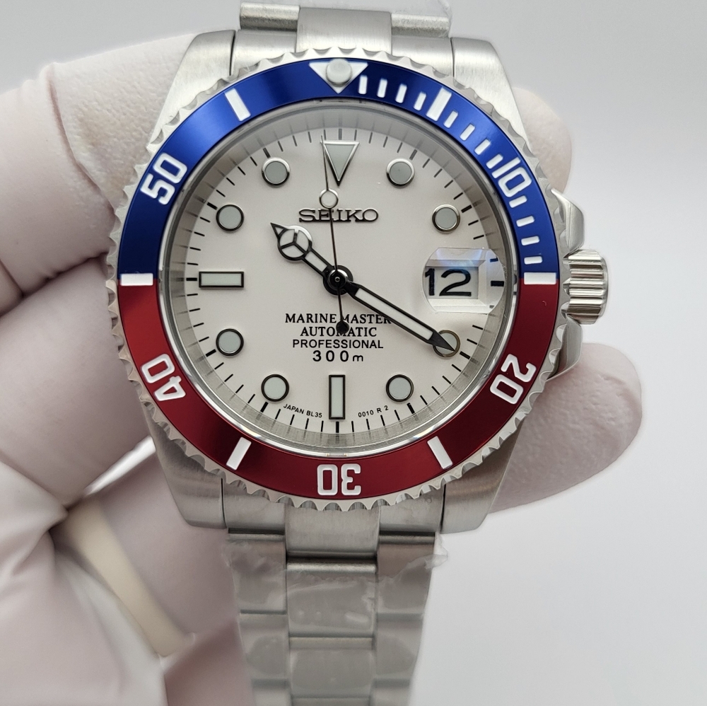 New Custom SeikoMod 40mm Automatic Dive Watch